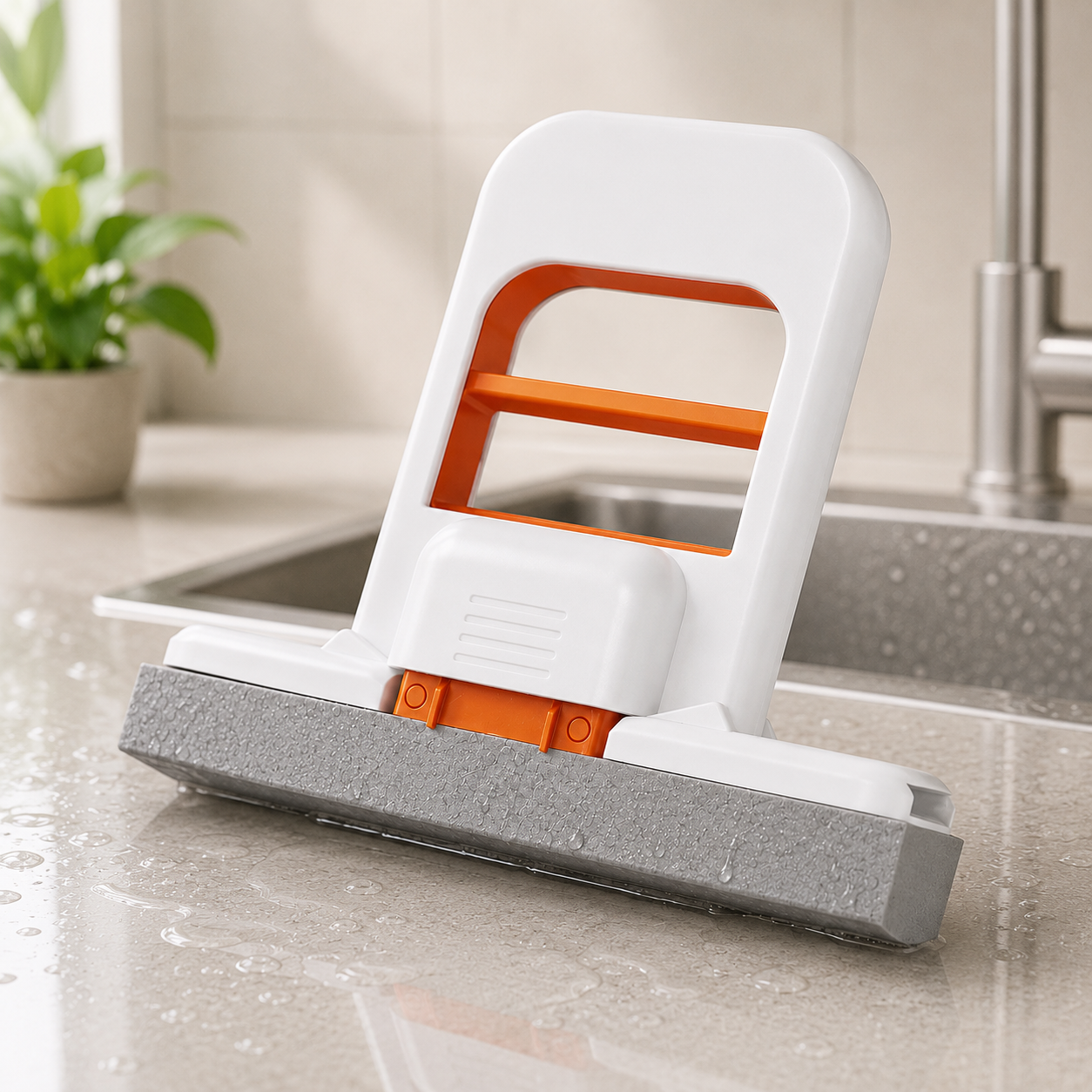 Foldable Mini Sponge Mop Nuvora SwiftFold™ Self Squeeze